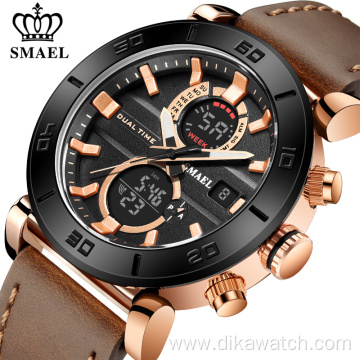 SMAEL Fashion Sport Men Quartz Digital Watch Casual